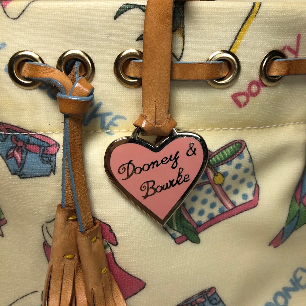 rare dooney & bourke beach themed purse - Picture 2 of 10